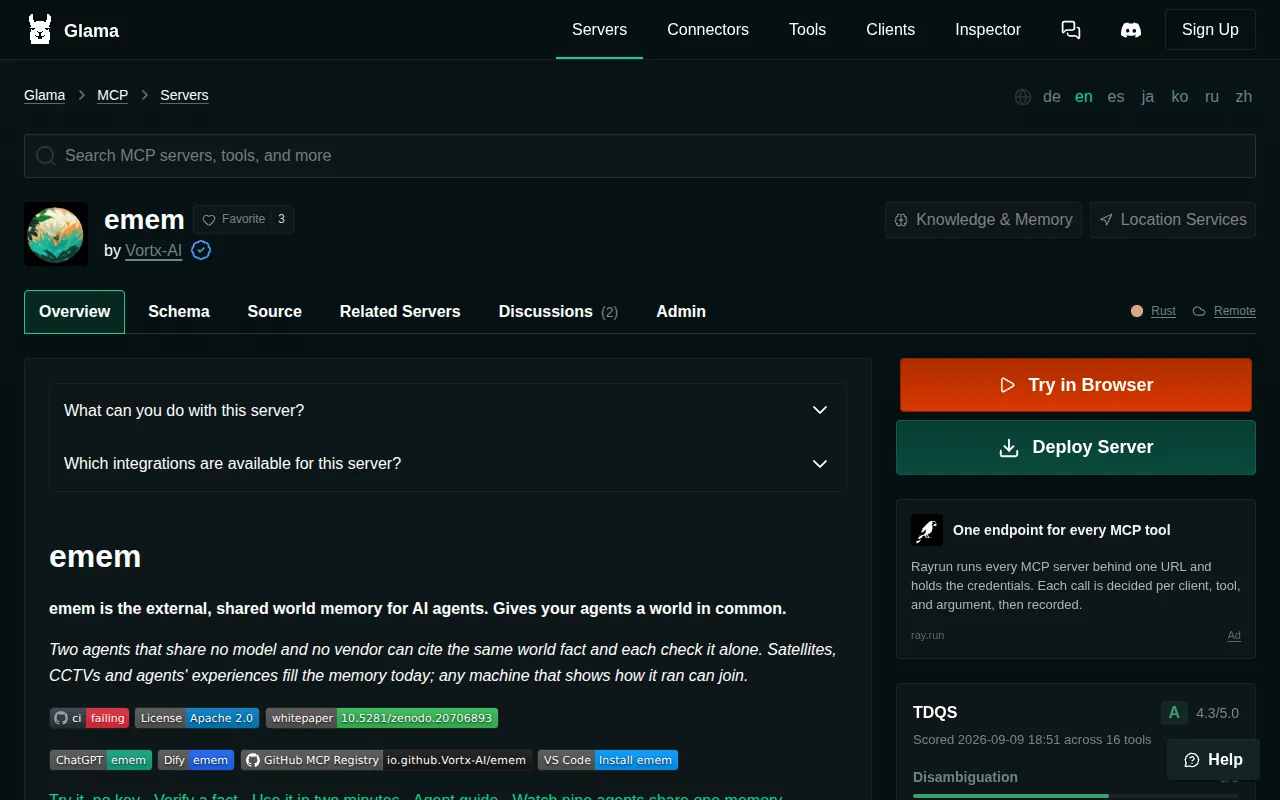 emem on Glama